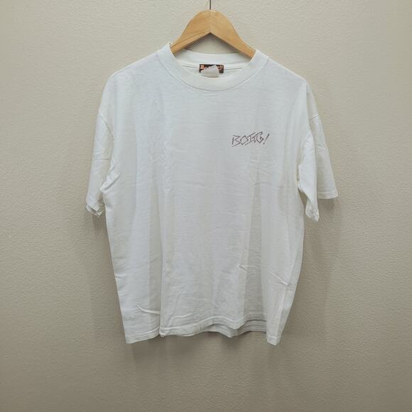 Vintage 90s BOING! Pig Graphic Print T-Shirt Mens Large Boxy Single Stitch USA - Picture 4 of 8